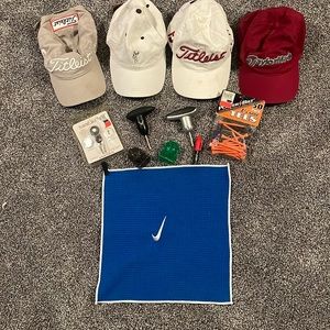 Golfer’s lot. Full of golfer’s essentials